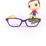 فریم طبی بچه گانه niuji مدل8603 بنفش دسته زرد