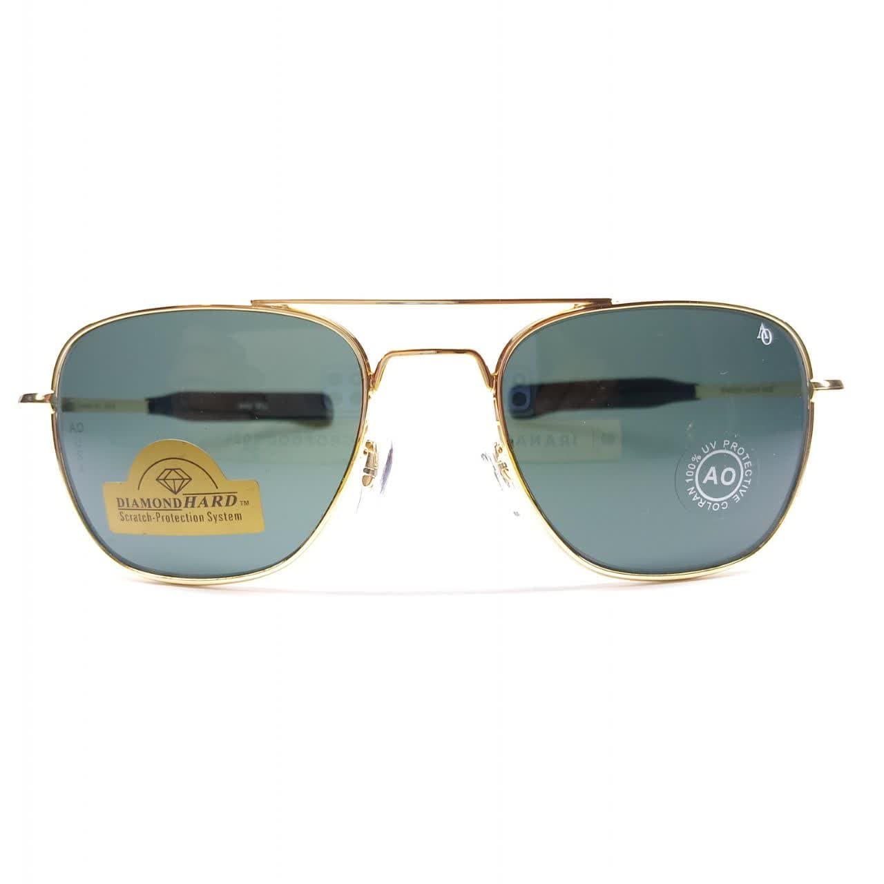 photo_2024-10-22_20-54-07 فرم آفتابی AO EYEWEAR مدل SKYMASTER طلایی شیشه دودی - Image 1