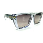 عینک آفتابی زنانه کائوچویی TOM FORD مدل 0920 رنگ دودی - Image 2